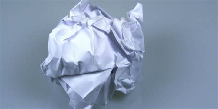 Why does paper get soft when you crumple it?