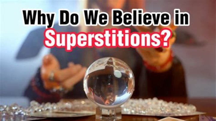 Why i don't believe in superstitions?