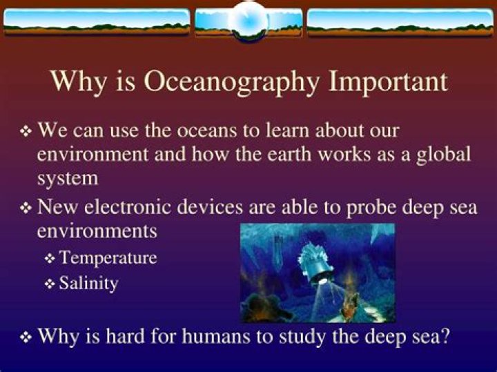 Why oceanography is considered an interdisciplinary science?
