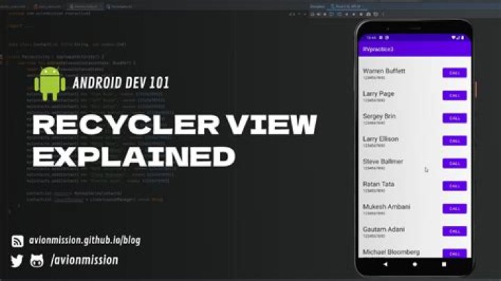 Why we use recyclerview in android?