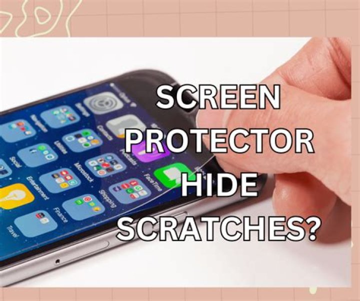 Will a matte screen protector hide scratches?