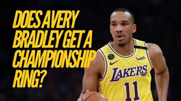 Will avery bradley get a ring?