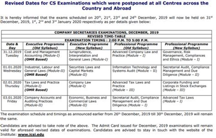 Will cs exams be postponed 2021?