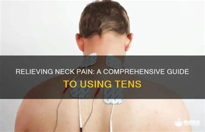 Will tens unit help crick in neck?